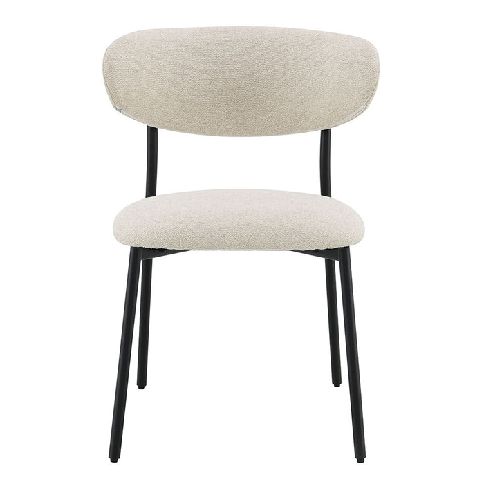 Jirina - Side Chair Set of 2) - Beige Chenille