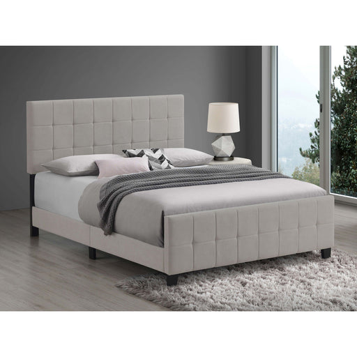 Destiny - Eastern King Panel Bed - Beige Furniture Max