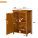 Floor Cabinet With Doors & Adjustable Shelf, Storage Cabinet For Entryway Home Essentials