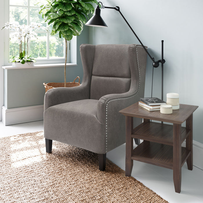Acadian - End Table - Warm Walnut Brown Simpli-Home