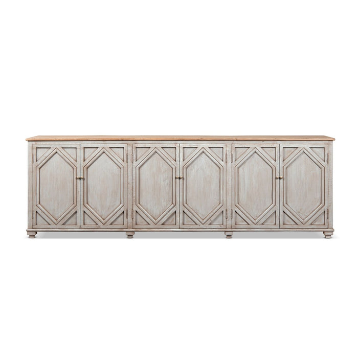 Colette - 6 Door Cabinet Sideboard - Brown Jennifer Taylor Home