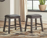 Caitbrook - Upholstered Stool (Set of 2) - Gray Signature Design by Ashley®