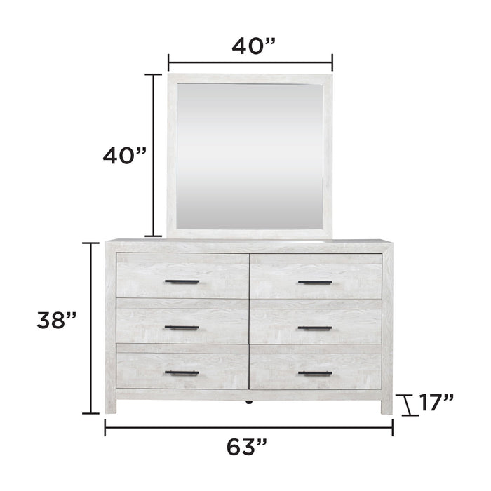 Denver - Square Mirror Matrix Furniture Group