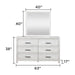 Denver - Square Mirror Matrix Furniture Group