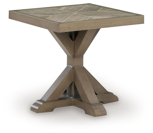 Laguna Heights - Square End Table - Beige Signature Design by Ashley®