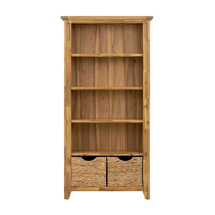 Versatile Design Bookcase - Natural Brown