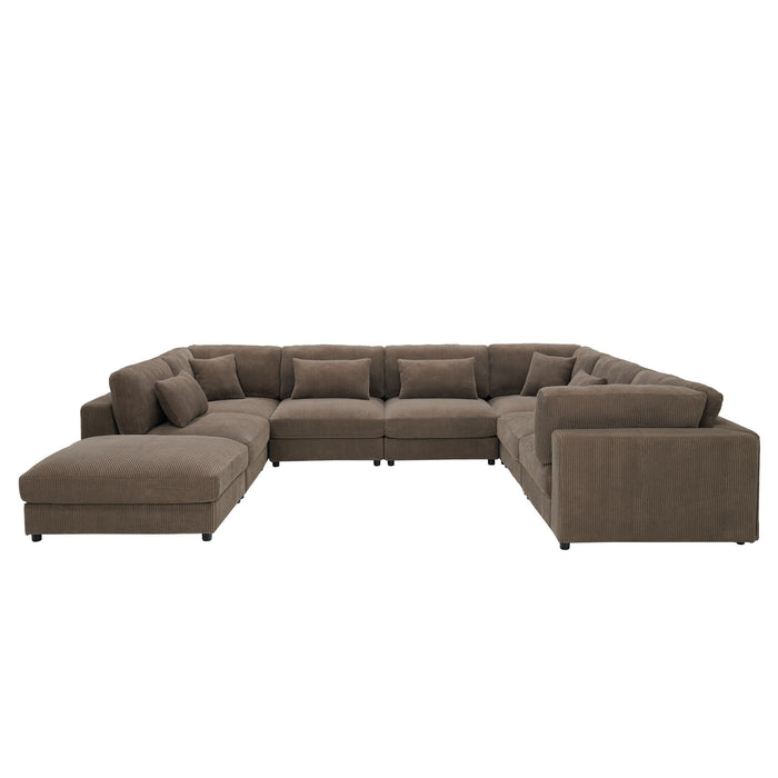 Upholstered Modular Sectional & Custom Configuration Home Essentials