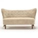 Nordic Chair Laid Back Loveseats With Curved Backres, No Armrests Home Essentials