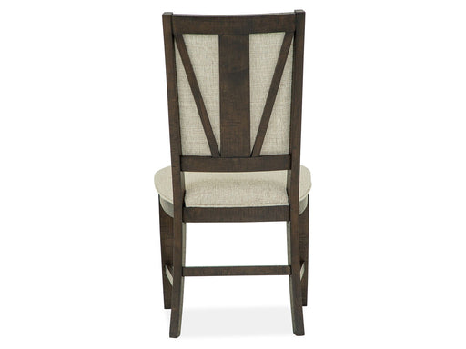 Westley Falls - Step Up Side Chair With Upholstered Seat & Back (Set of 2) - Dark Brown Magnussen Furniture