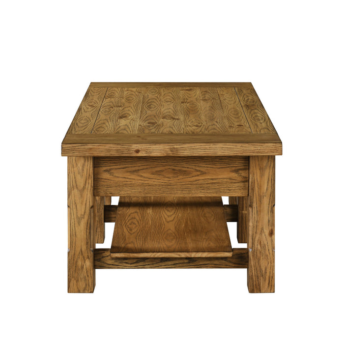 Duncan - 2 Drawer Coffee Table - Walnut New Classic