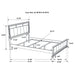 Talia - Panel Bed Furniture Max