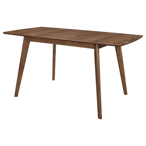 Rectangular Dining Table With Butterfly Leaf - Walnut Furniture Max