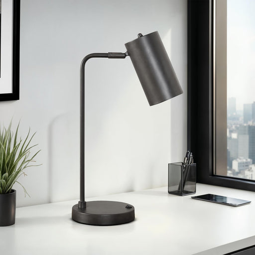 Lighting, Table Lamp, USB Port Included, Modern - Gray 8th Street