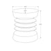 Contemporary Round Accent Table Indoor / Outdoor 8th Street