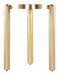 Noan - Side Table - White / Gold Zuo Modern