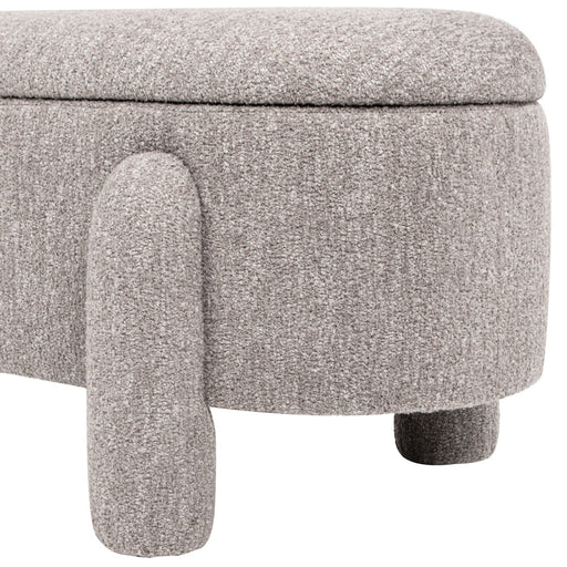 Hugo - Oval Fully Upholstered Storage Bench Jennifer Taylor Home