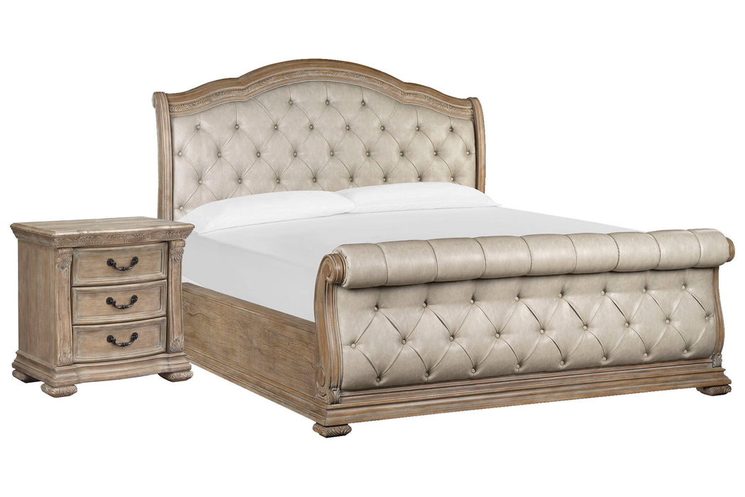 Marisol - Upholstered Sleigh Bedroom Set Magnussen Furniture