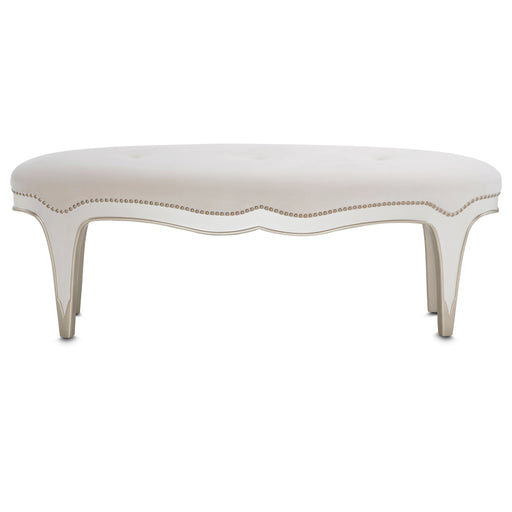 London Place - Bed Bench - Creamy Pearl Michael Amini