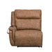 Kyra - LAF Recliner With Power Headrest, Footrest, Massage, Heat - Saddle New Classic