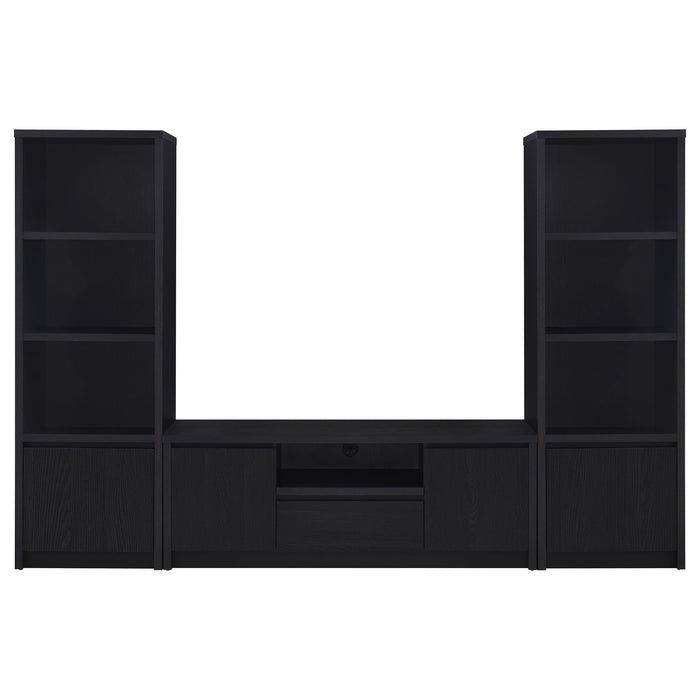 Sloat - 3 Piece Entertainment Center - Black Furniture Max