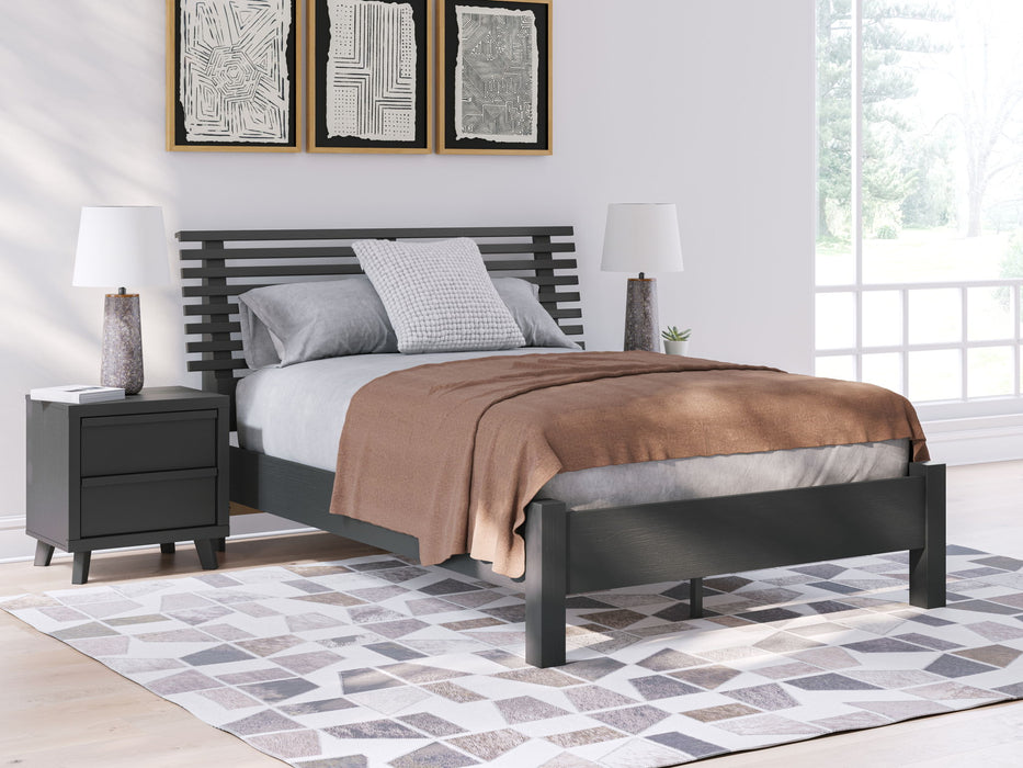 Danziar - Slat Panel Bed With Low Footboard Signature Design by Ashley®