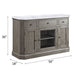 Zumala - Server - Marble Top & Weathered Oak ACME