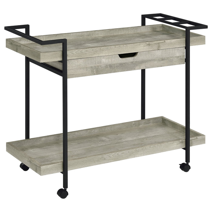 Begonia - 1 Drawer Cart - Driftwood Furniture Max