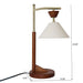 Nightstand Desk Lamp With Cone Shade For Eye Protection - Brown Ashcroft Furniture