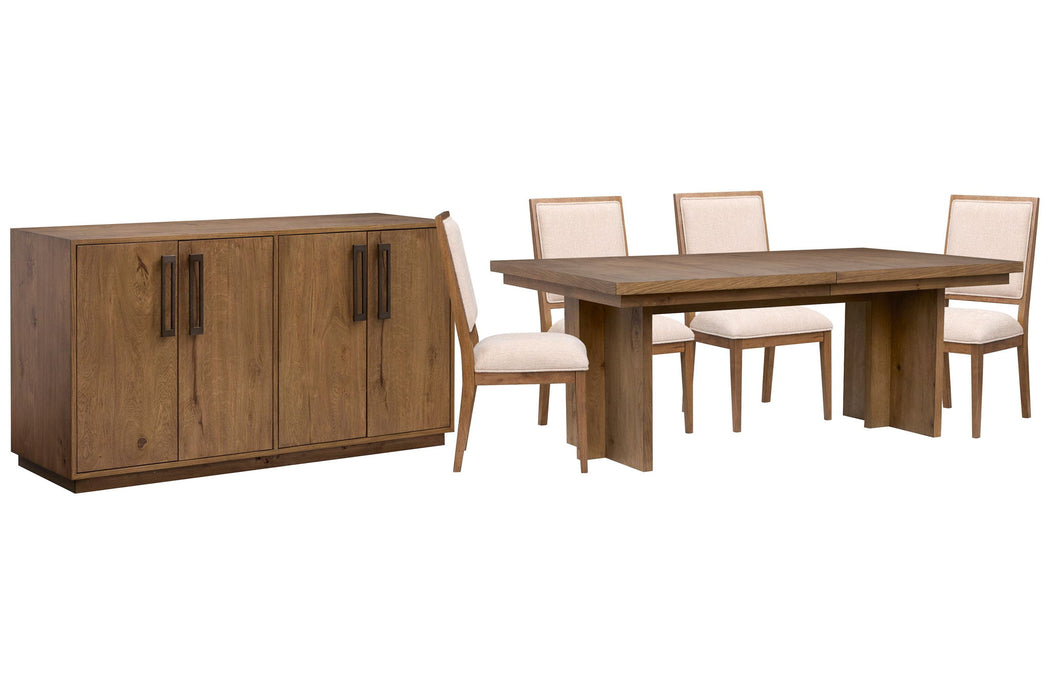 Marcel - Extendable Trestle Dining Table Set Magnussen Furniture