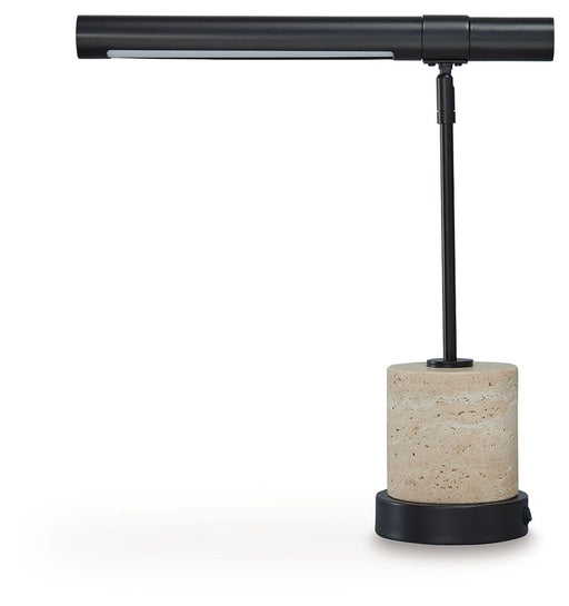 Vinmour - Metal Desk Lamp - Brown / Beige Signature Design by Ashley®