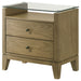 Menlo - 2 Drawer Nightstand - Pine Wood Furniture Max