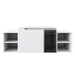 Wall Mounted Bathroom Vanity With Sink, Cabinet & Half Door Home Essentials