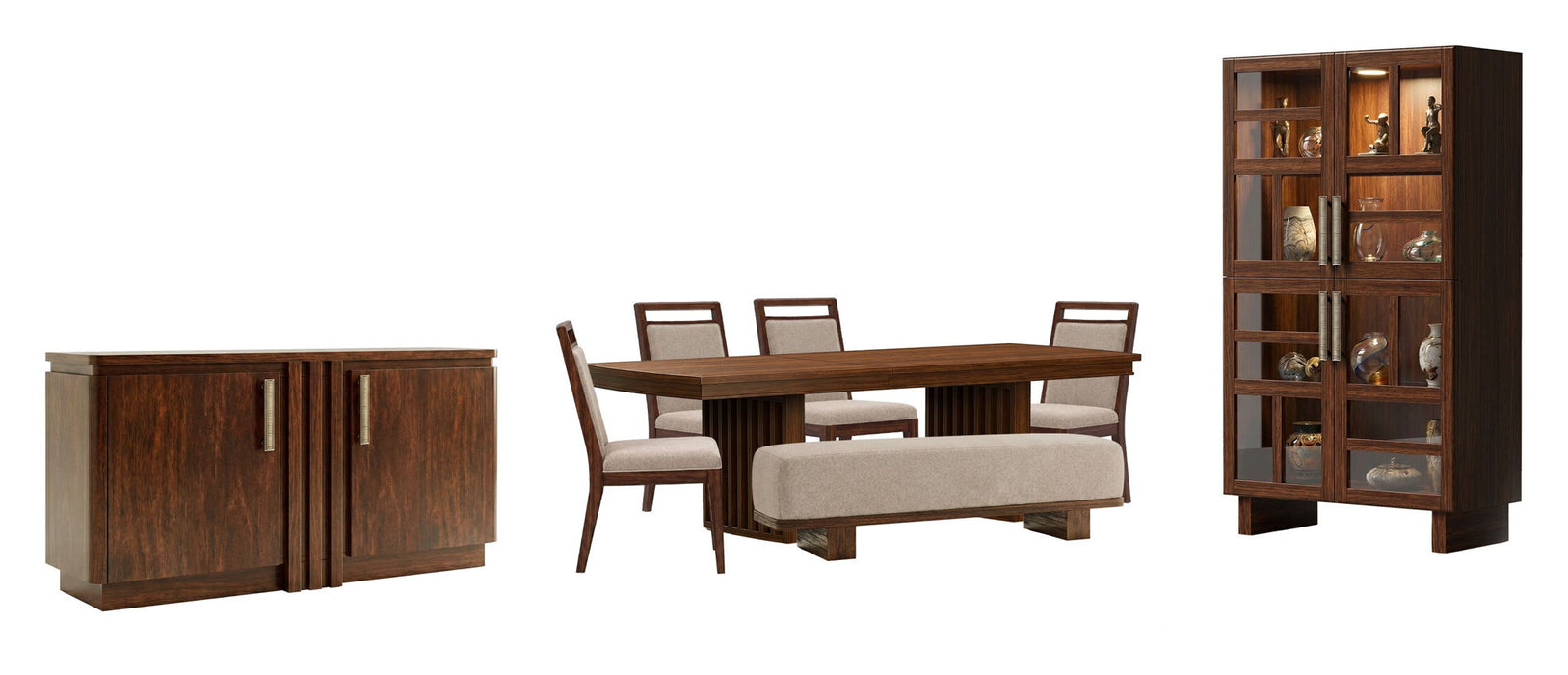 Reena - Extendable Trestle Dining Table Set Magnussen Furniture