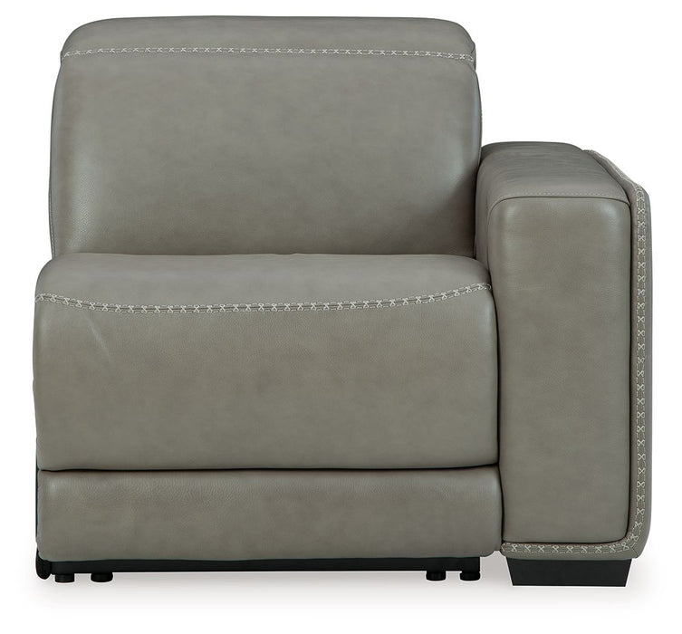 Correze - RAF Zero Wall Power Recliner - Gray Signature Design by Ashley®