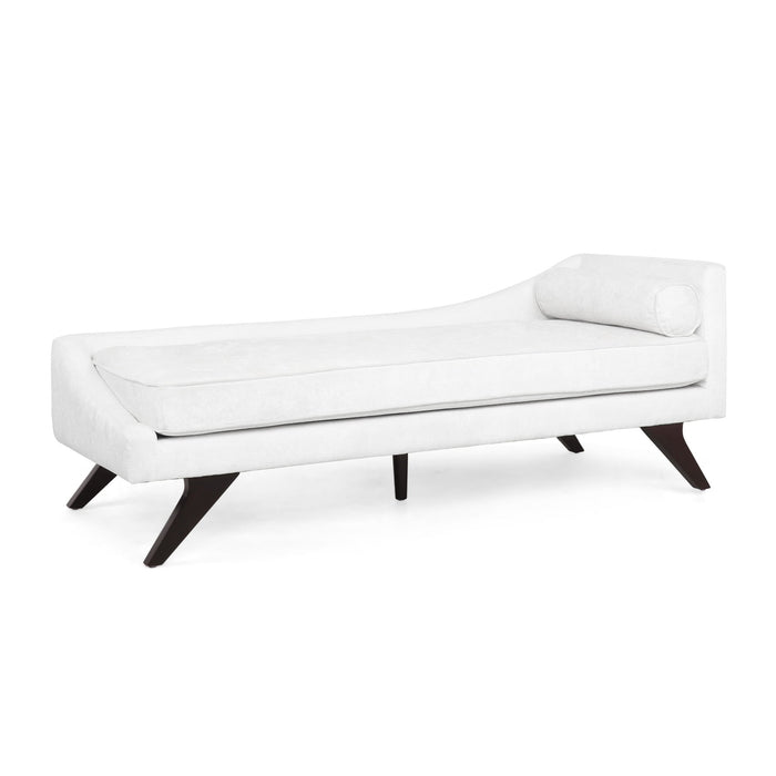 Etherealuxe - Chaise Lounge With Birch Splayed Legs