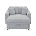 Modern Chaise Sofa With Hidden Storage For Living Room Hearth and Haven