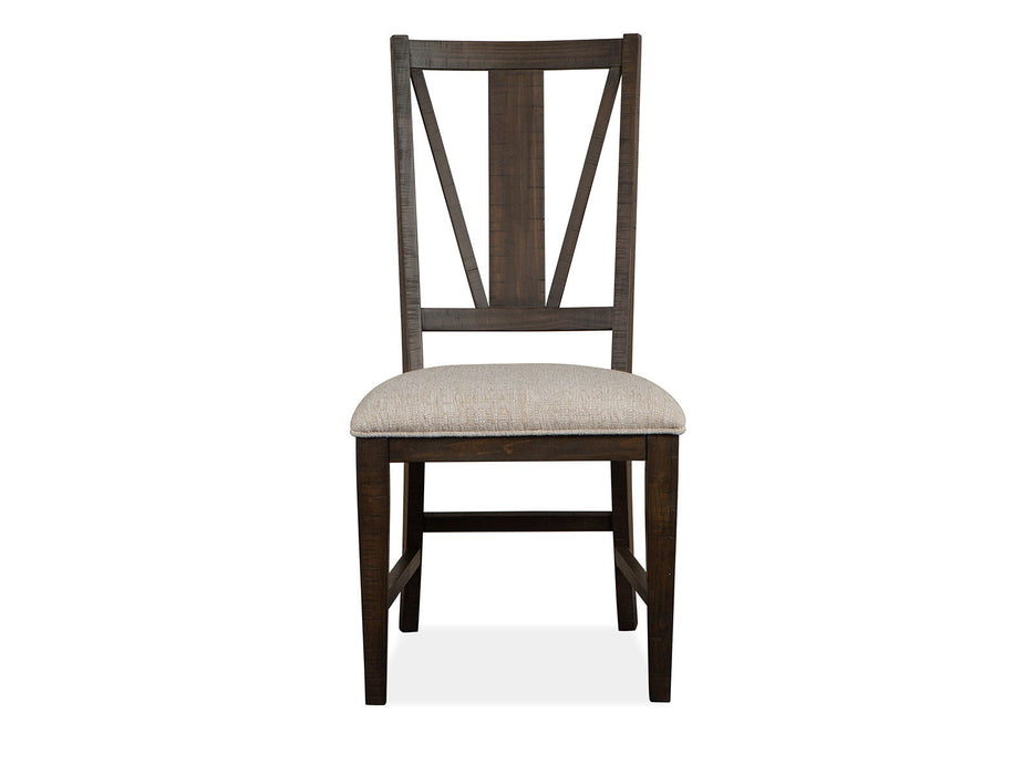 Westley Falls - Dining Side Chair With Upholstered Seat (Set of 2) - Graphite Magnussen Furniture