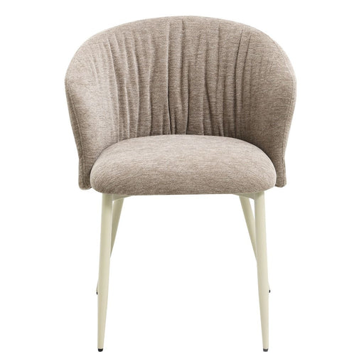 Ogin - Arm Chair (Set of 2) - Dark Beige & Natual ACME