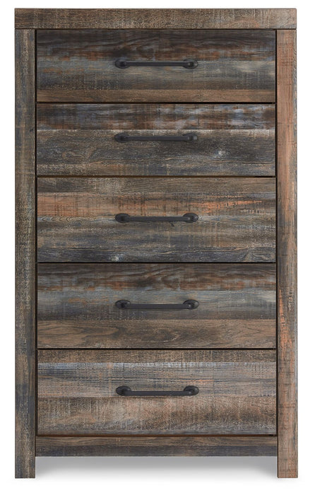 Drystan - Five Drawer Chest - Brown / Beige Signature Design by Ashley®