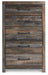 Drystan - Five Drawer Chest - Brown / Beige Signature Design by Ashley®