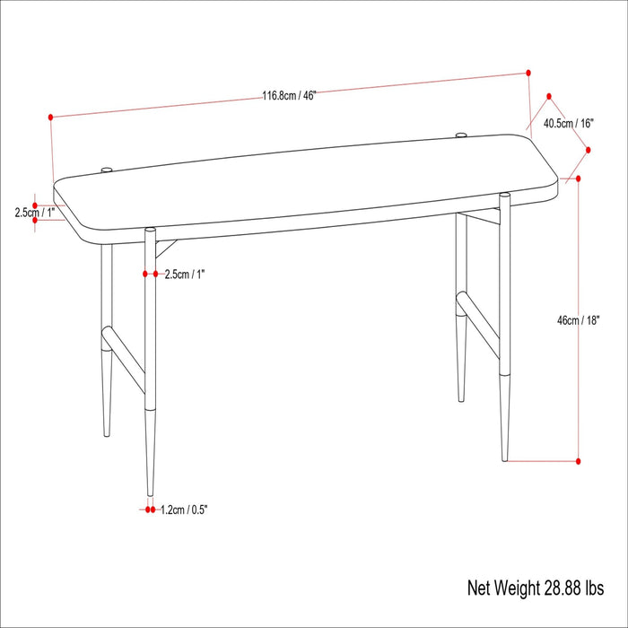 Wagner - Bench - Natural Simpli-Home