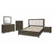 Melissa - 5 Piece Storage Bedroom Set With Padded Headboard Global Furniture USA