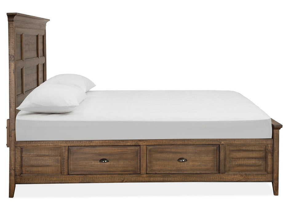Bay Creek - Complete Panel Bed With Storage Rails Magnussen Furniture