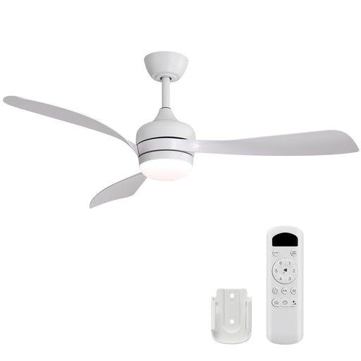 Ceiling Fan With 3 Blades, Remote Control, Reversible DC Motor, Noiseless Operation, 3 Downrods Daily Nest