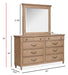 Harmony Heights - Double Drawer Dresser Magnussen Furniture