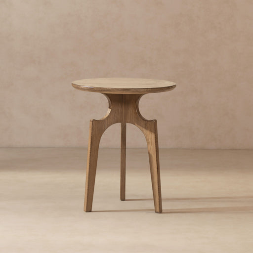 Carmel - Round Side Table - Antique Brown Jennifer Taylor Home