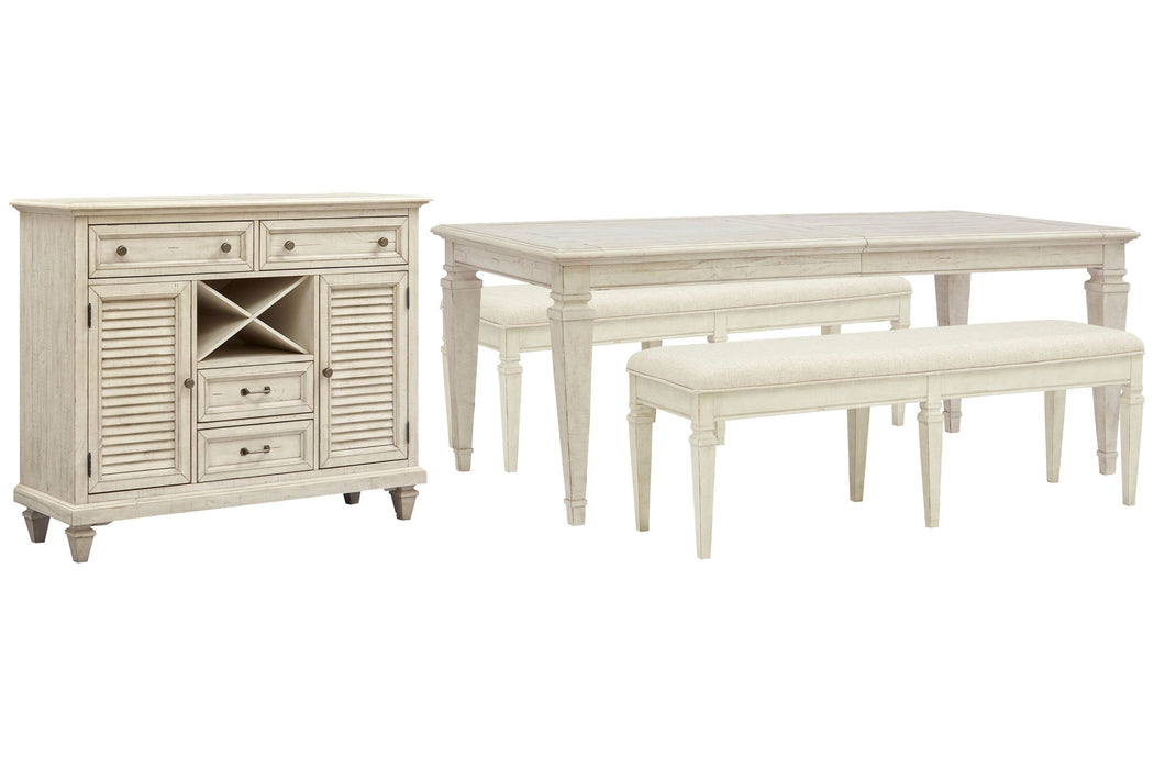 Newport - 4 Piece Extendable Rectangular Dining Table Set Magnussen Furniture