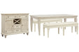 Newport - 4 Piece Extendable Rectangular Dining Table Set Magnussen Furniture
