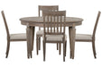Lancaster - Extendable Round Dining Table Set Magnussen Furniture