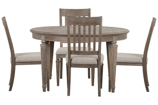 Lancaster - Extendable Round Dining Table Set Magnussen Furniture